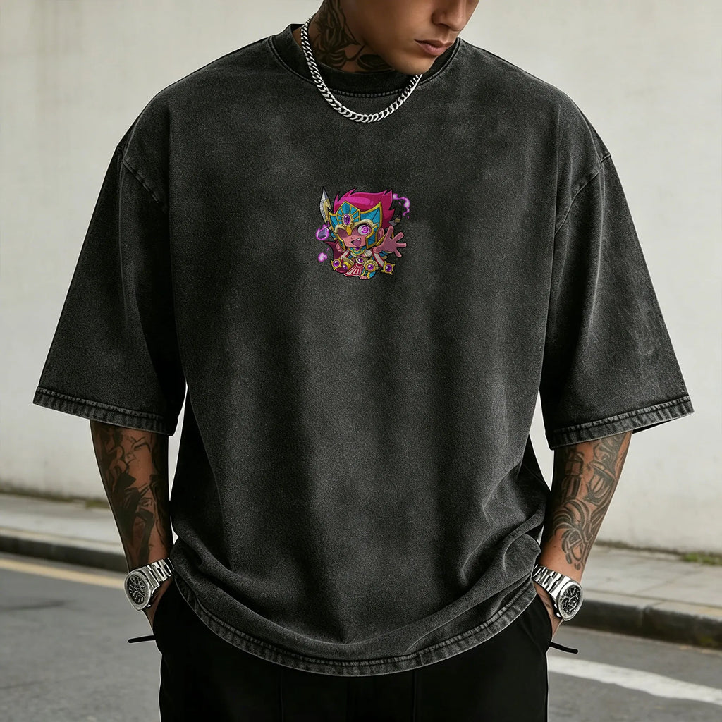 WH40K-Unisex Anime Inspired Vintage Washed T-Shirt