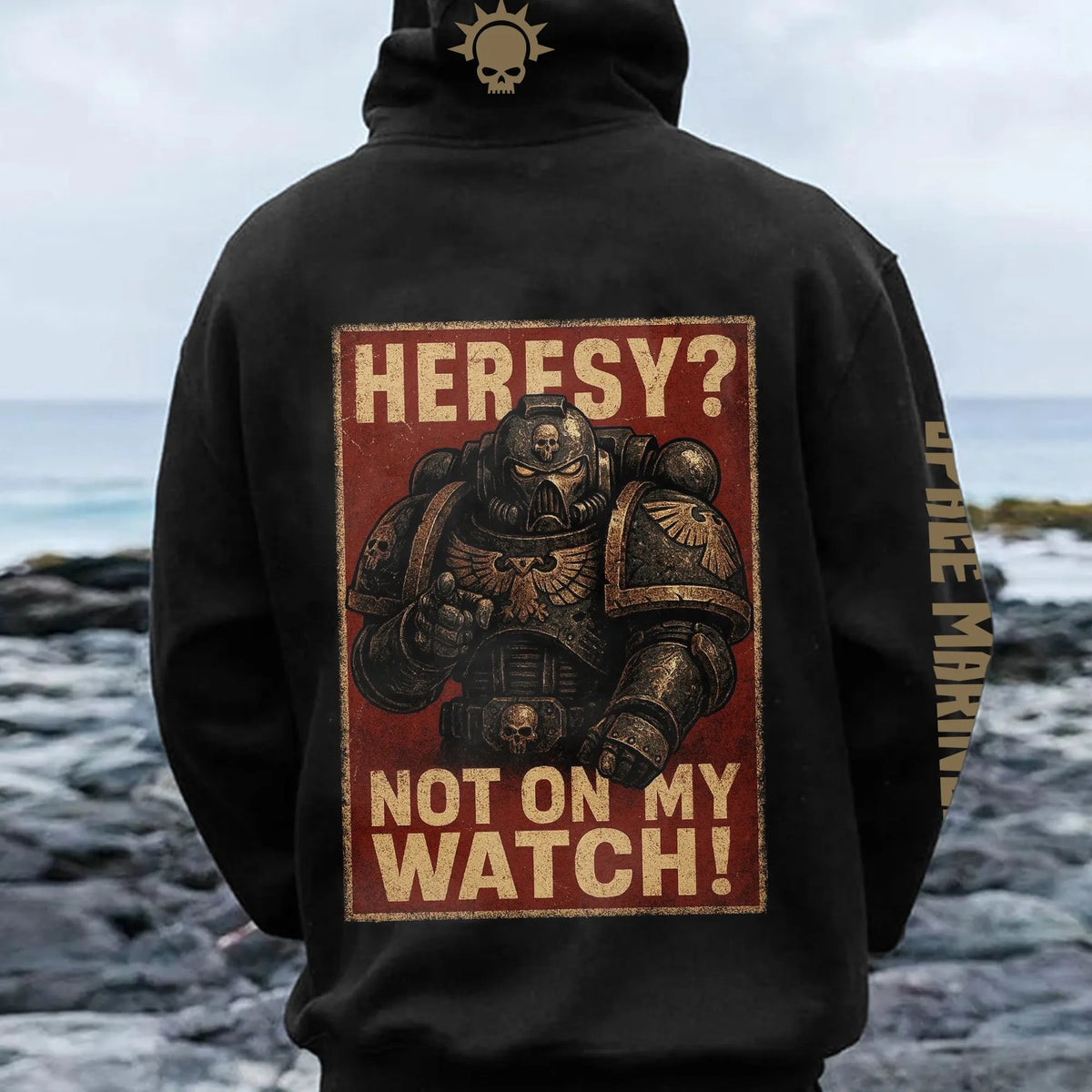 WH40K Game  Streetwear Vintage Plush Hoodie
