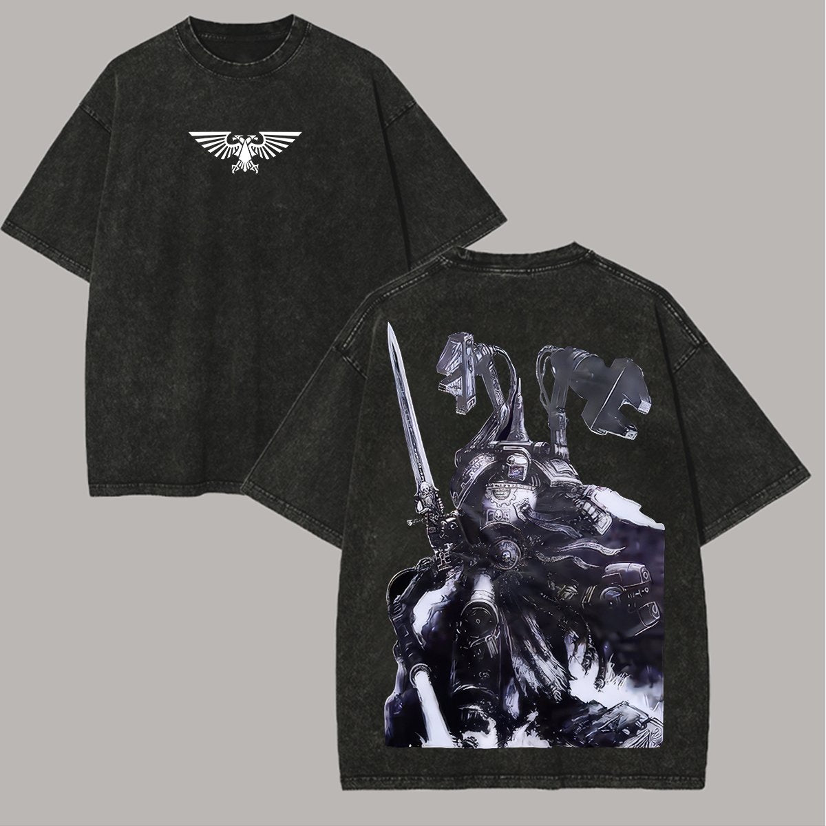WH40K Printed Unisex Washed T-Shirt