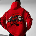 Blood Angels-WH40K Game  Streetwear Vintage Plush Hoodie