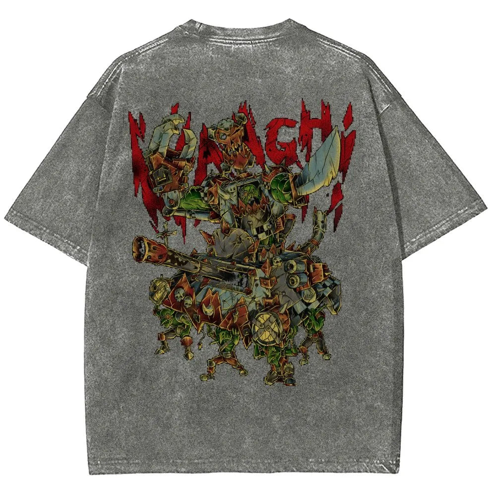 Orks-Unisex Fit Washed T-Shirt丨WH40K