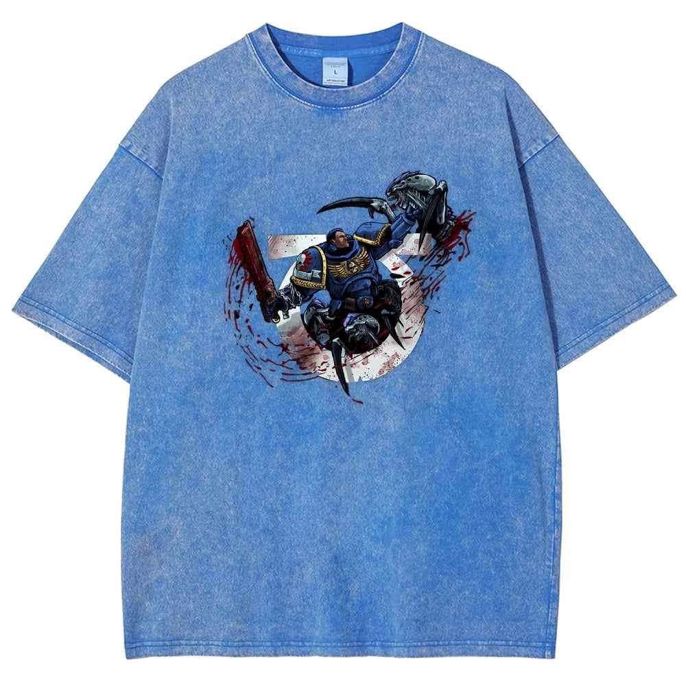Unisex Fit Washed T-Shirt 丨WH40K