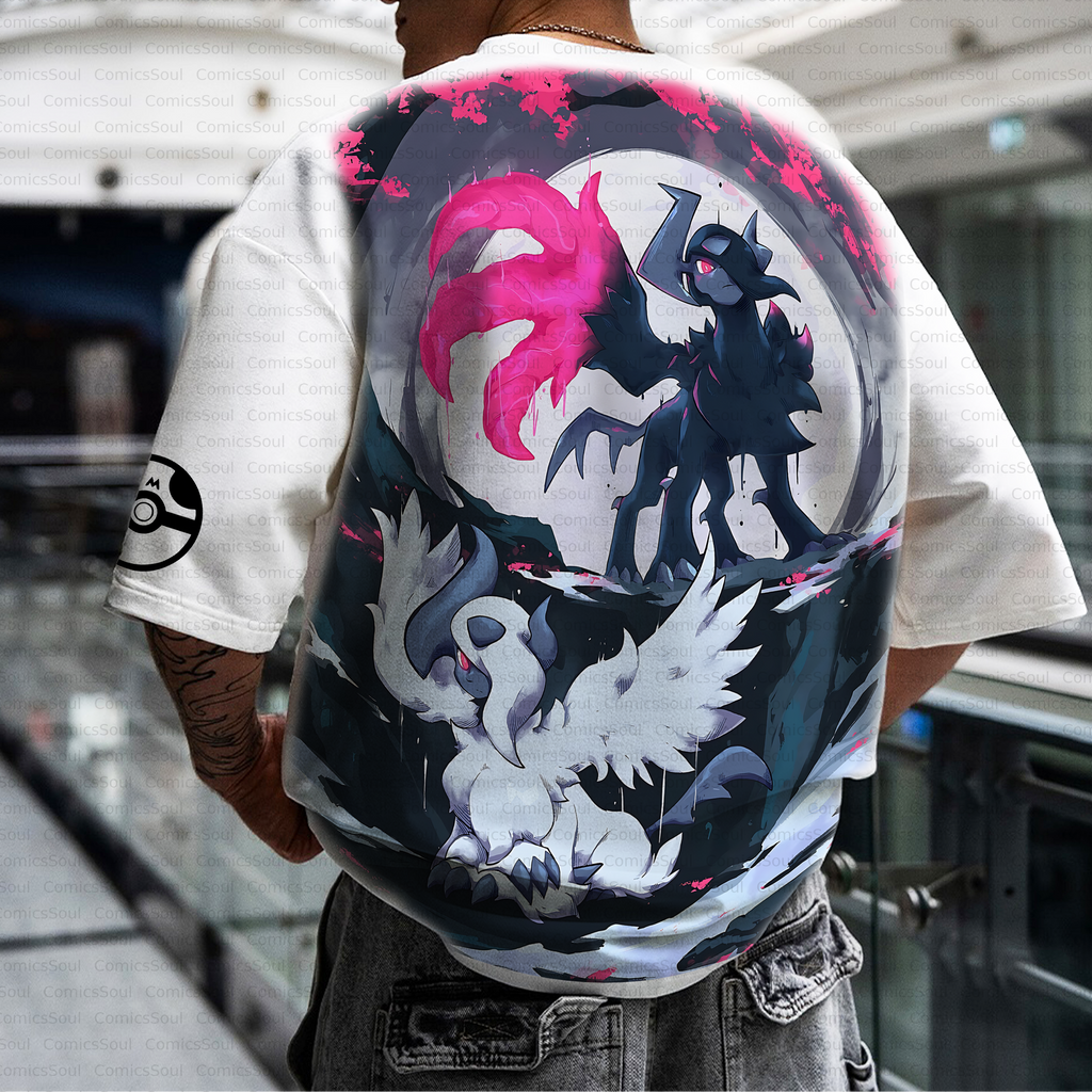 PKM-Unisex Anime Inspired Vintage T-Shirt