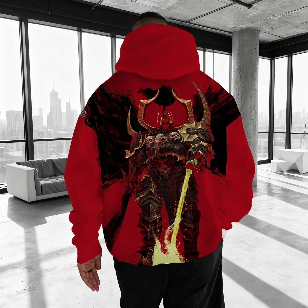 WH40K Game  Streetwear Vintage Plush Hoodie