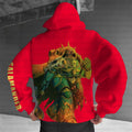 Salamanders-WH40K Game  Streetwear Vintage Plush Hoodie