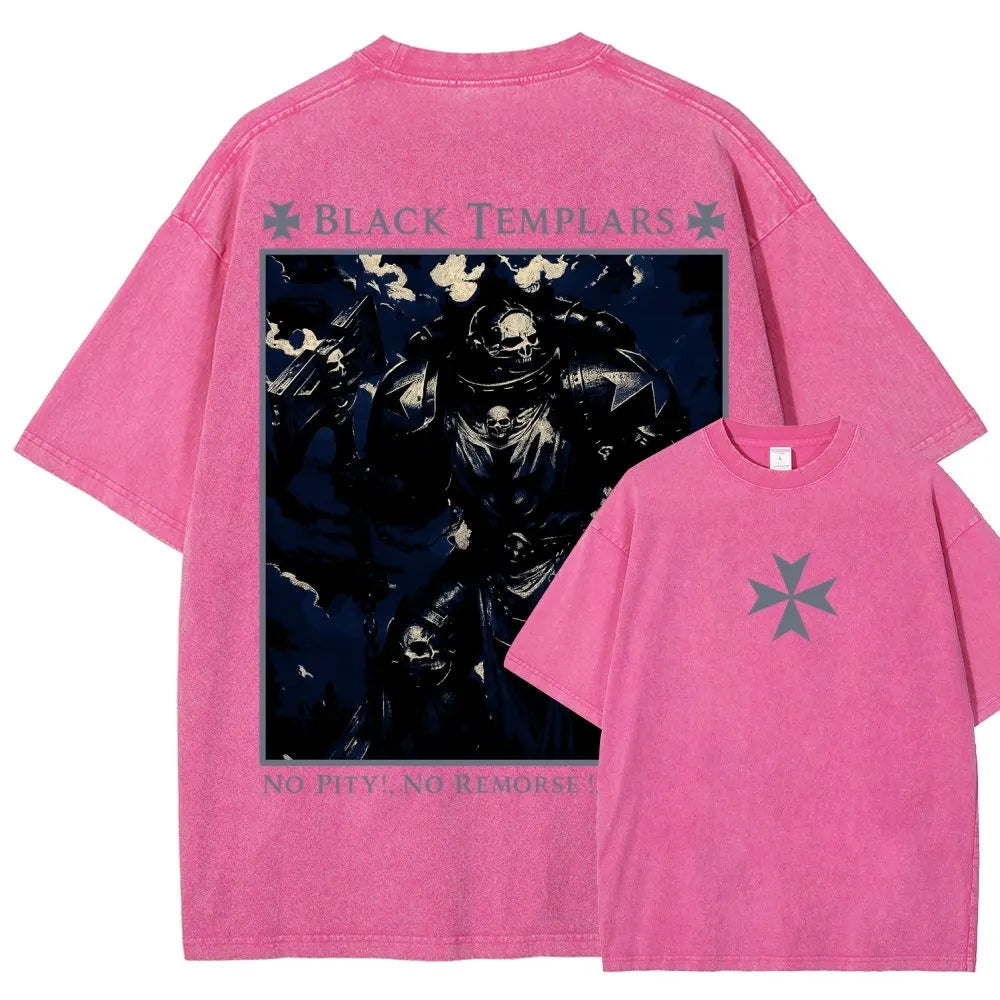 Vintage Casual Washed T-Shirt 2509002319丨WH40K