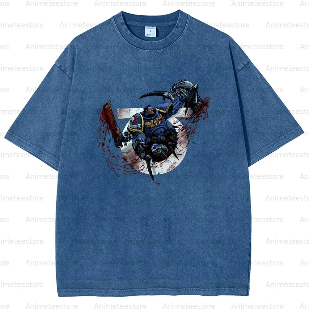 Unisex Fit Washed T-Shirt 丨WH40K