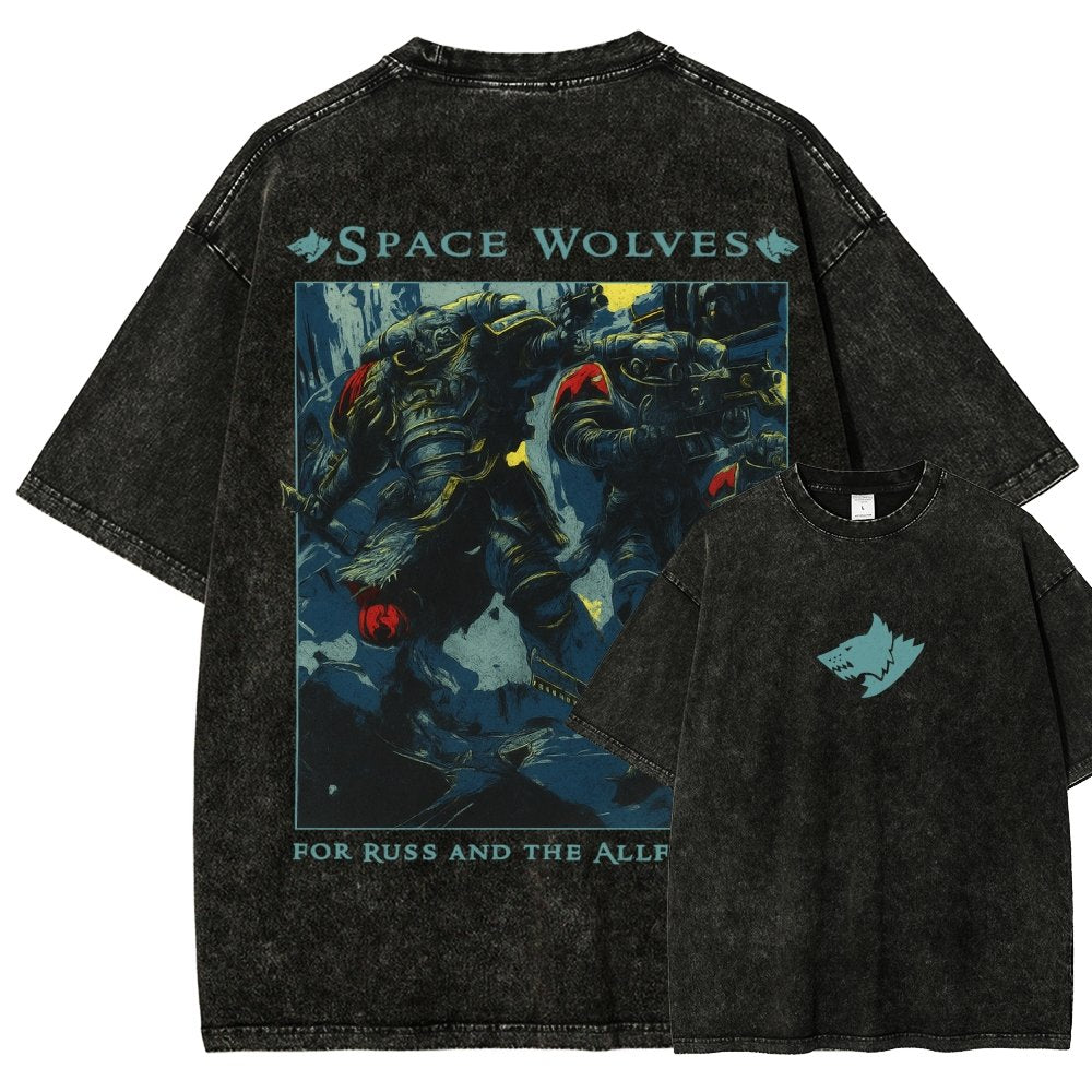 Unisex Fit Washed T-Shirt 丨WH40K