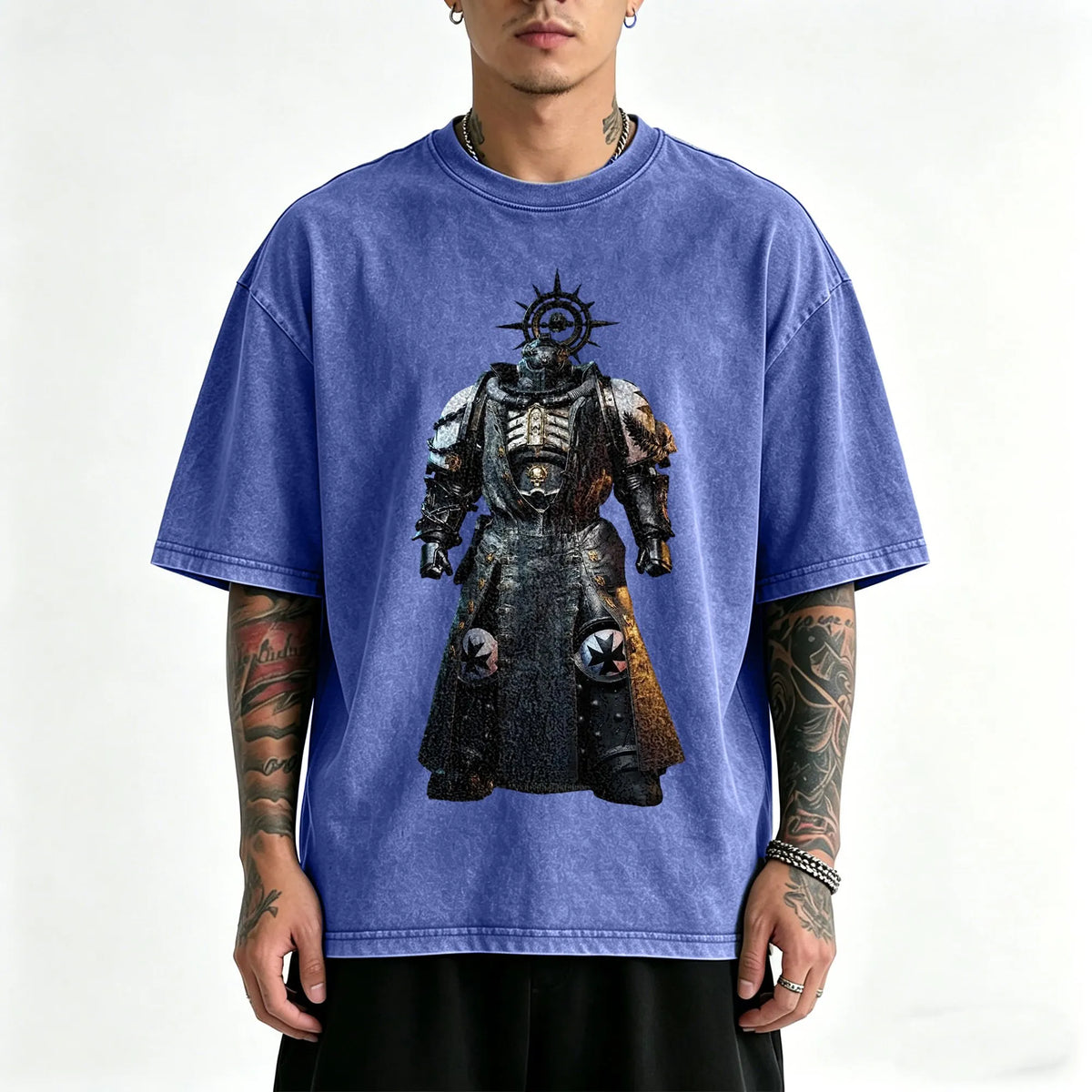 WH40K-Unisex Anime Inspired Vintage Washed T-Shirt