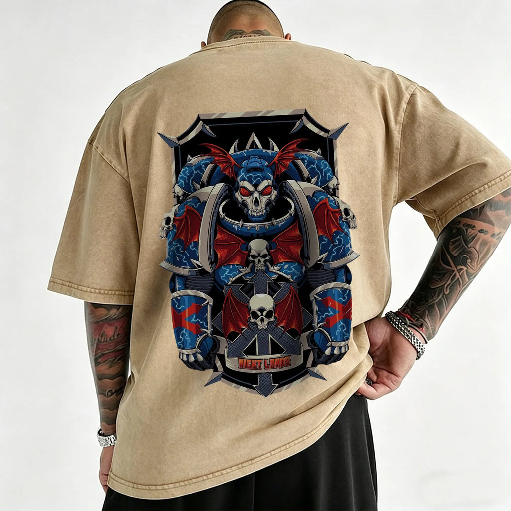 WH40K-Unisex Anime Inspired Vintage Washed T-Shirt