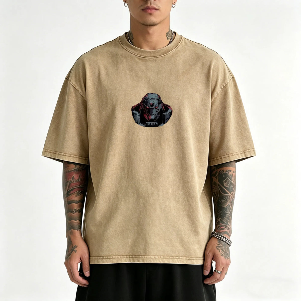 WH40K-Unisex Anime Inspired Vintage Washed T-Shirt