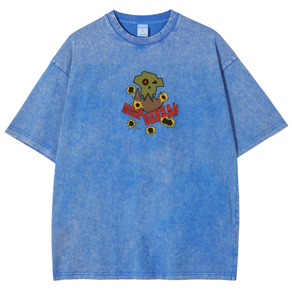 Dakka Vintage Casual Washed T-Shirt 丨WH40K