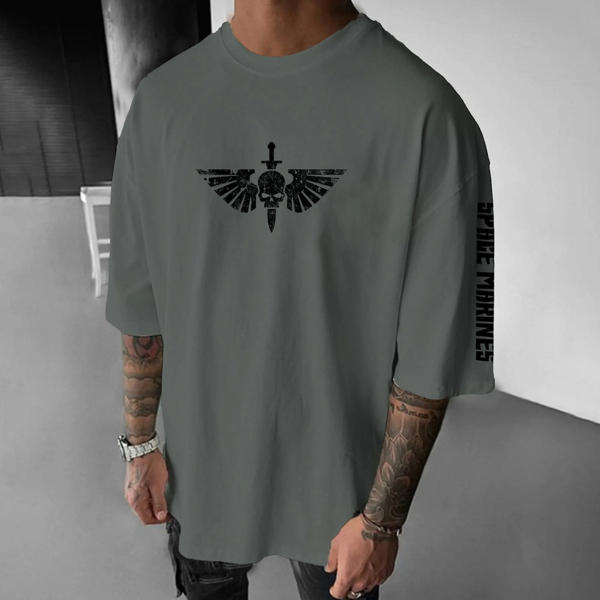 Black Templars WH40K Game Inspired Vintage T-Shirt