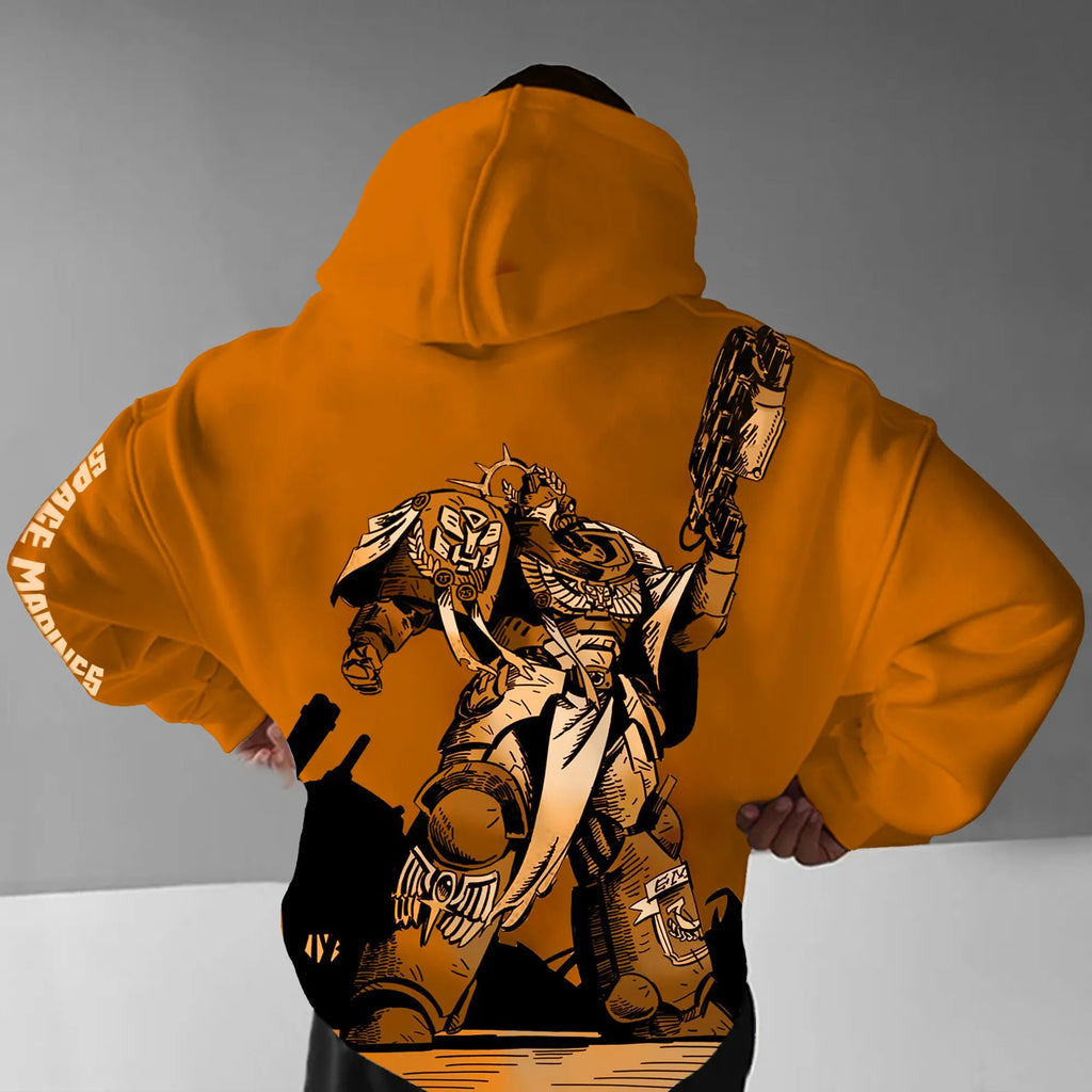 WH40K Game  Streetwear Vintage Plush Hoodie