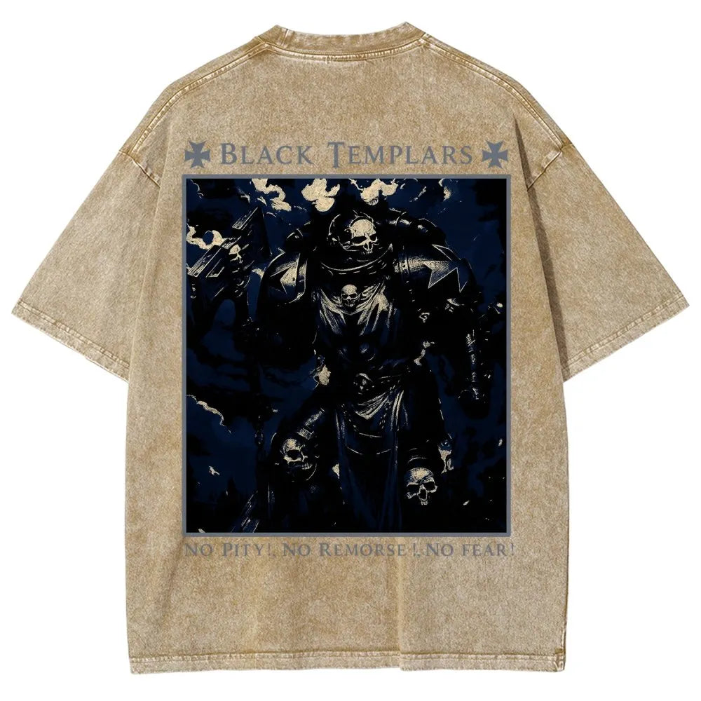 Vintage Casual Washed T-Shirt 2509002319丨WH40K