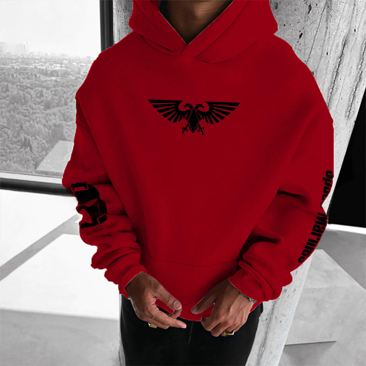 Unisex Anime Graphic Streetwear Vintage Hoodie| WH40K