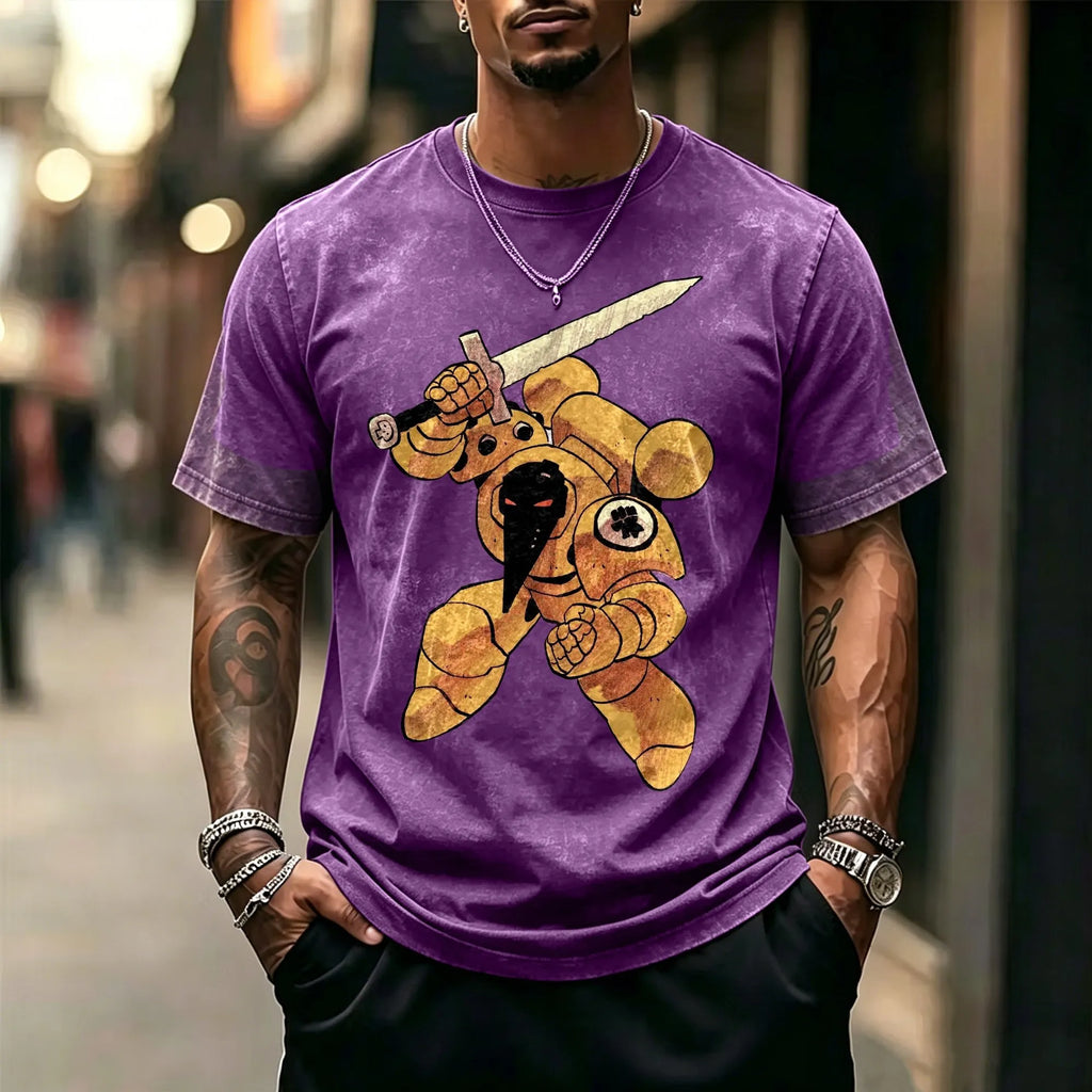 WH40K-Unisex Anime Inspired Vintage Washed T-Shirt