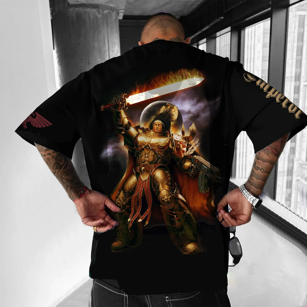 Emperor Of Mankind of WH40K  Art Inspired Vintage T-Shirt