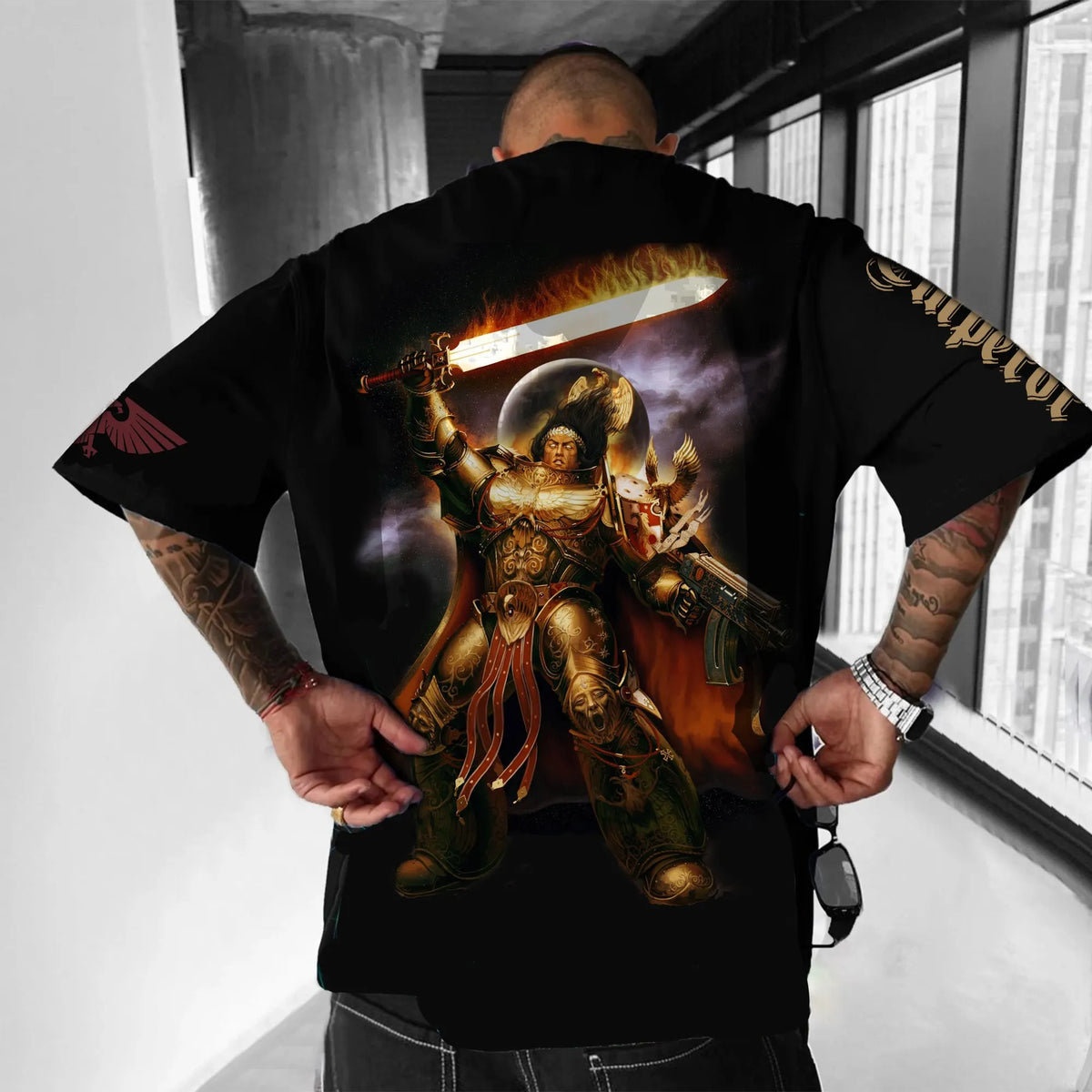 Emperor Of Mankind of WH40K  Art Inspired Vintage T-Shirt