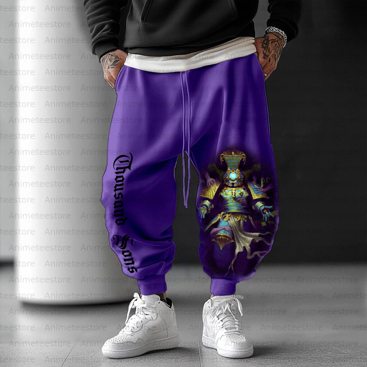 Unisex Anime Inspired Vintage Pants| WH40K