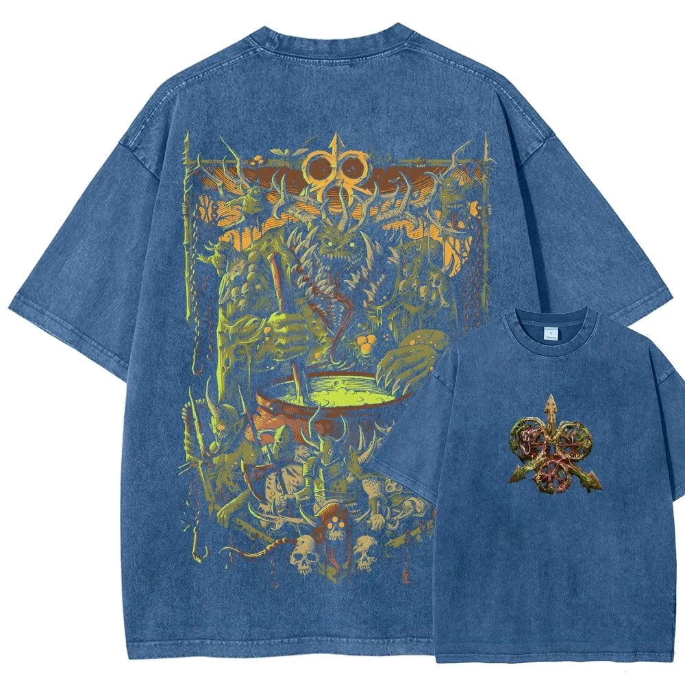 Unisex Fit Washed T-Shirt 2508016342丨WH40K