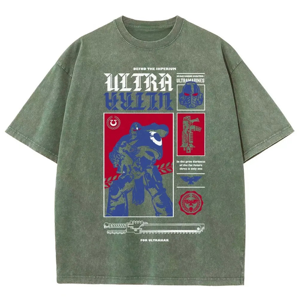 Unisex Fit Washed T-Shirt 丨WH40K