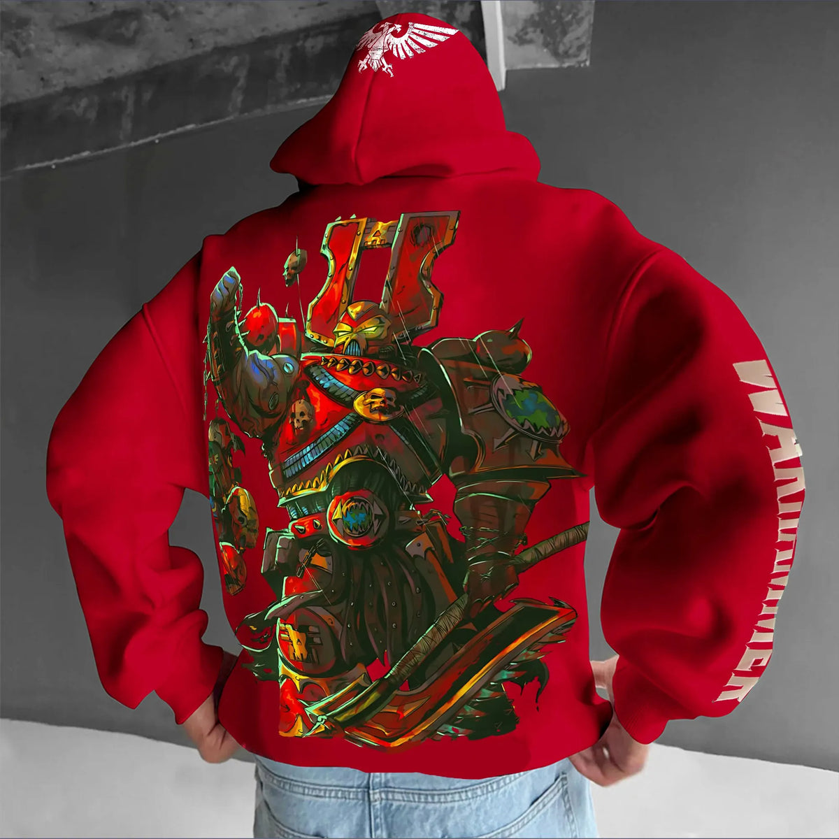 Unisex Game Graphic Streetwear Vintage Hoodie丨WH40K