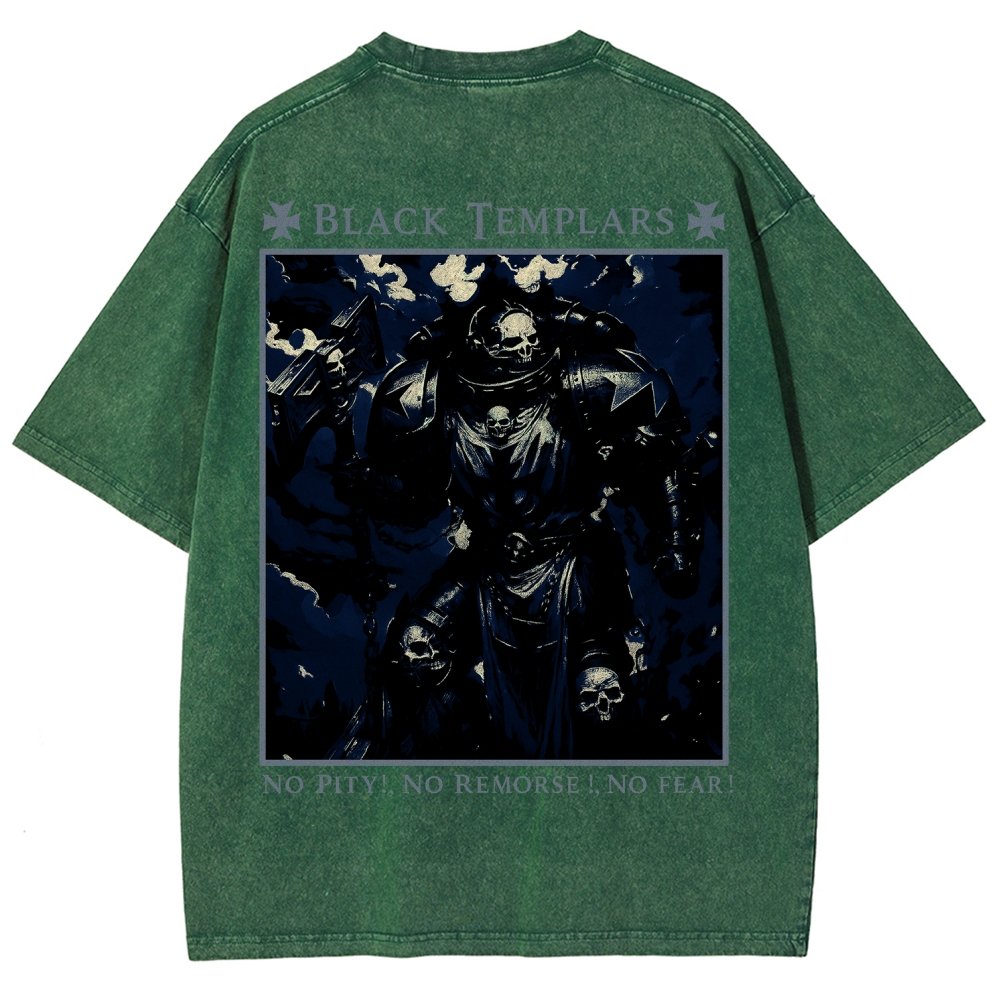 Vintage Casual Washed T-Shirt 2509002319丨WH40K