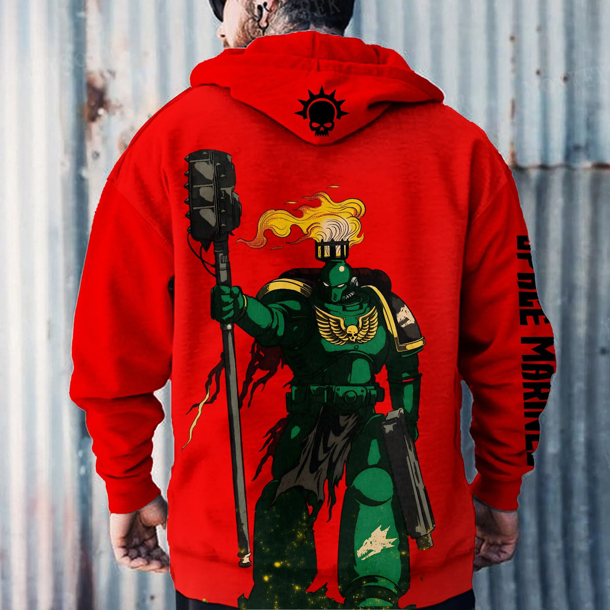 WH40K Game  Streetwear Vintage Plush Hoodie