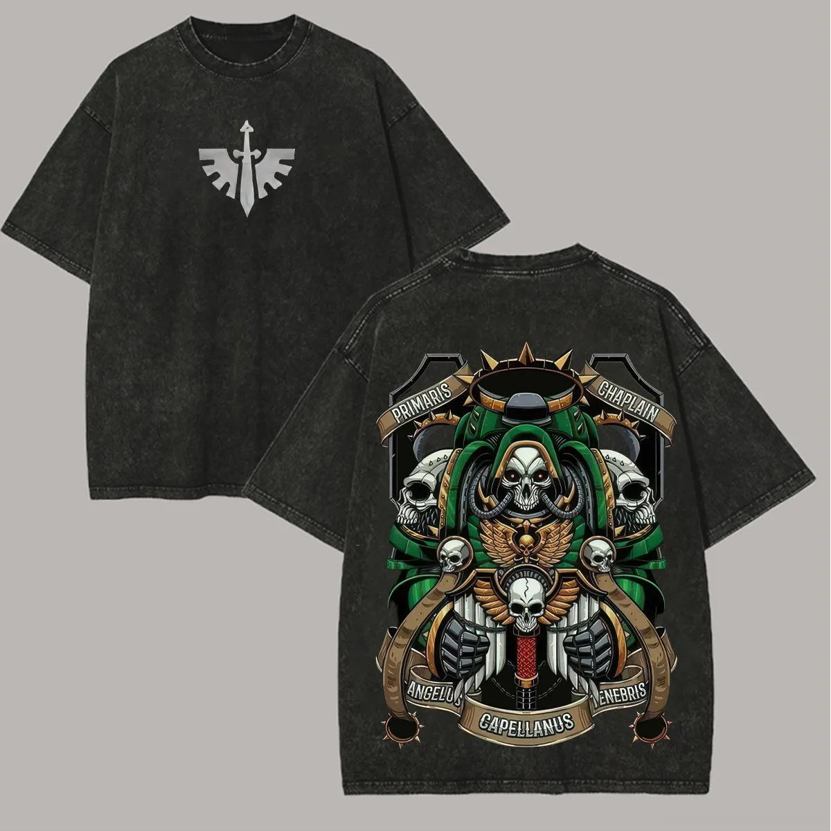 WH40K Printed Unisex Washed T-Shirt