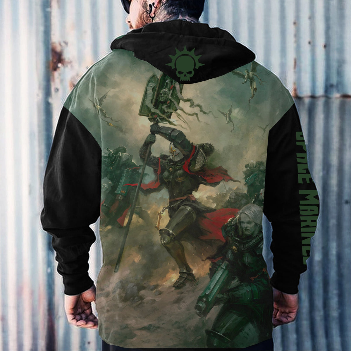 WH40K Game  Streetwear Vintage Plush Hoodie
