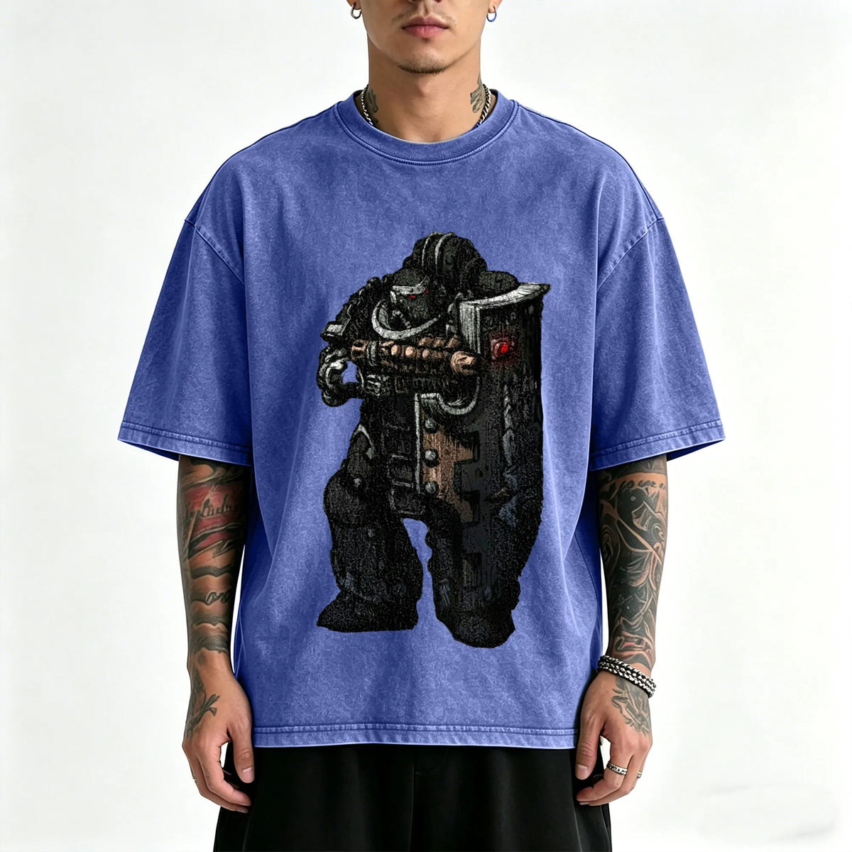 WH40K-Unisex Anime Inspired Vintage Washed T-Shirt