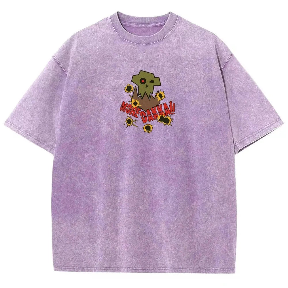 Dakka Vintage Casual Washed T-Shirt 丨WH40K