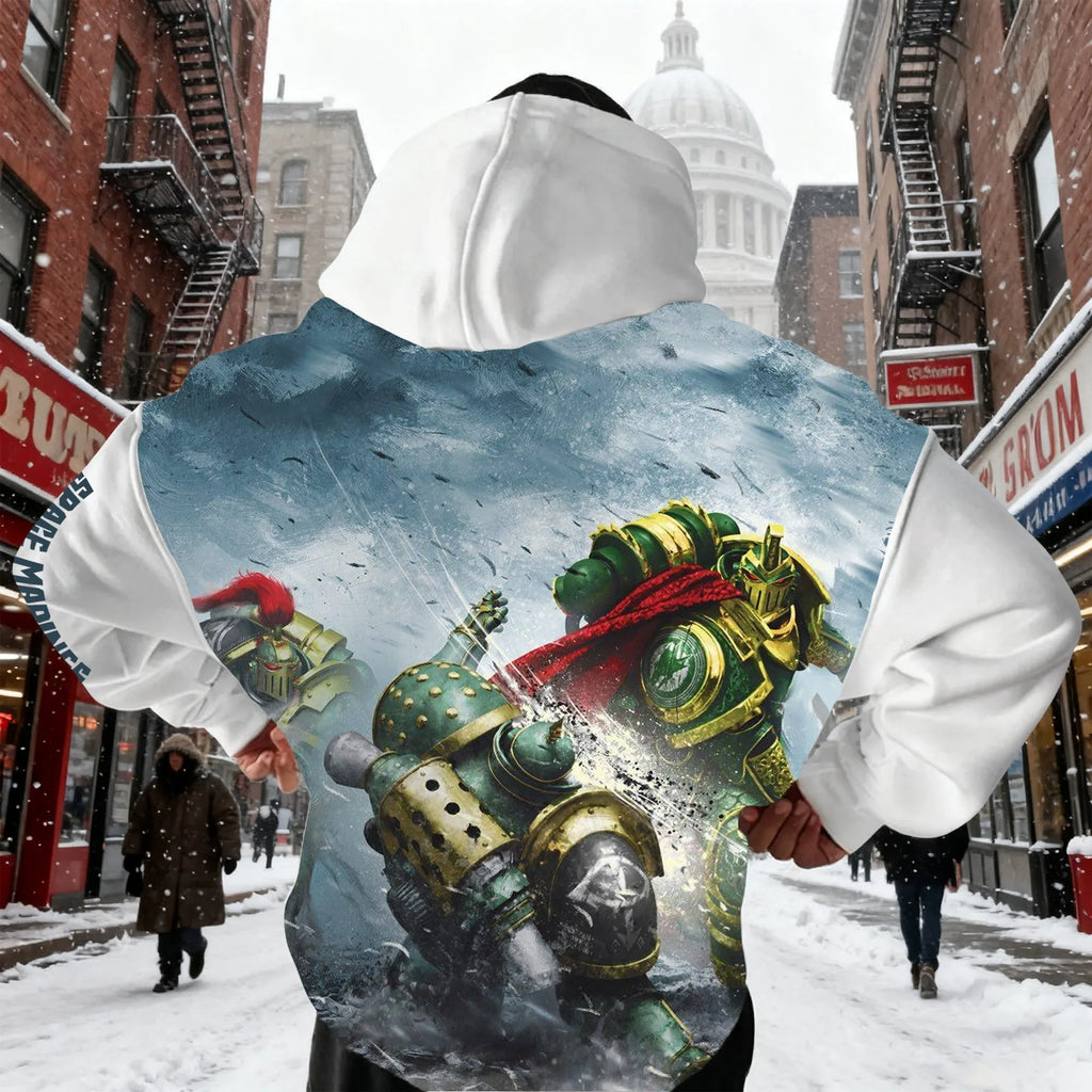 WH40K Game  Streetwear Vintage Plush Hoodie