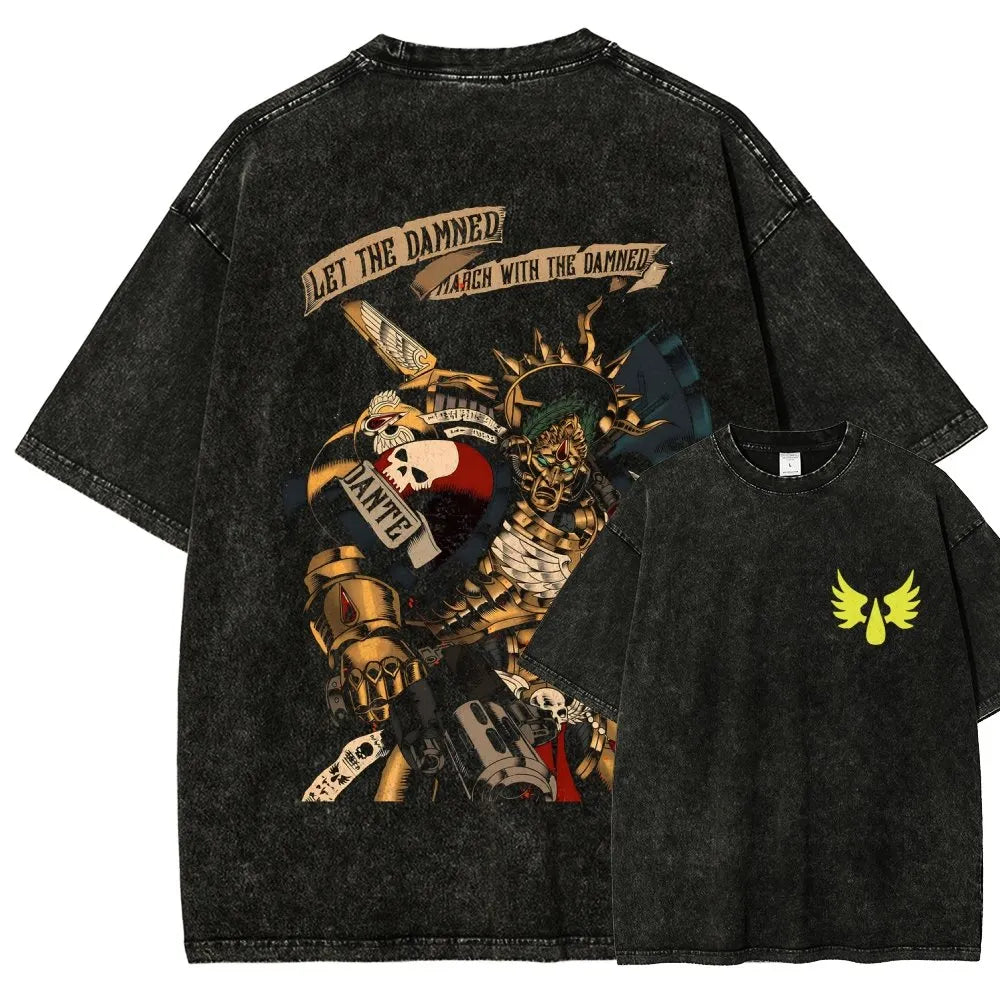 Unisex Fit Washed T-Shirt 丨WH40K