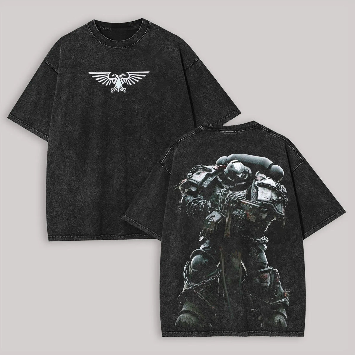 WH40K Printed Unisex Washed T-Shirt