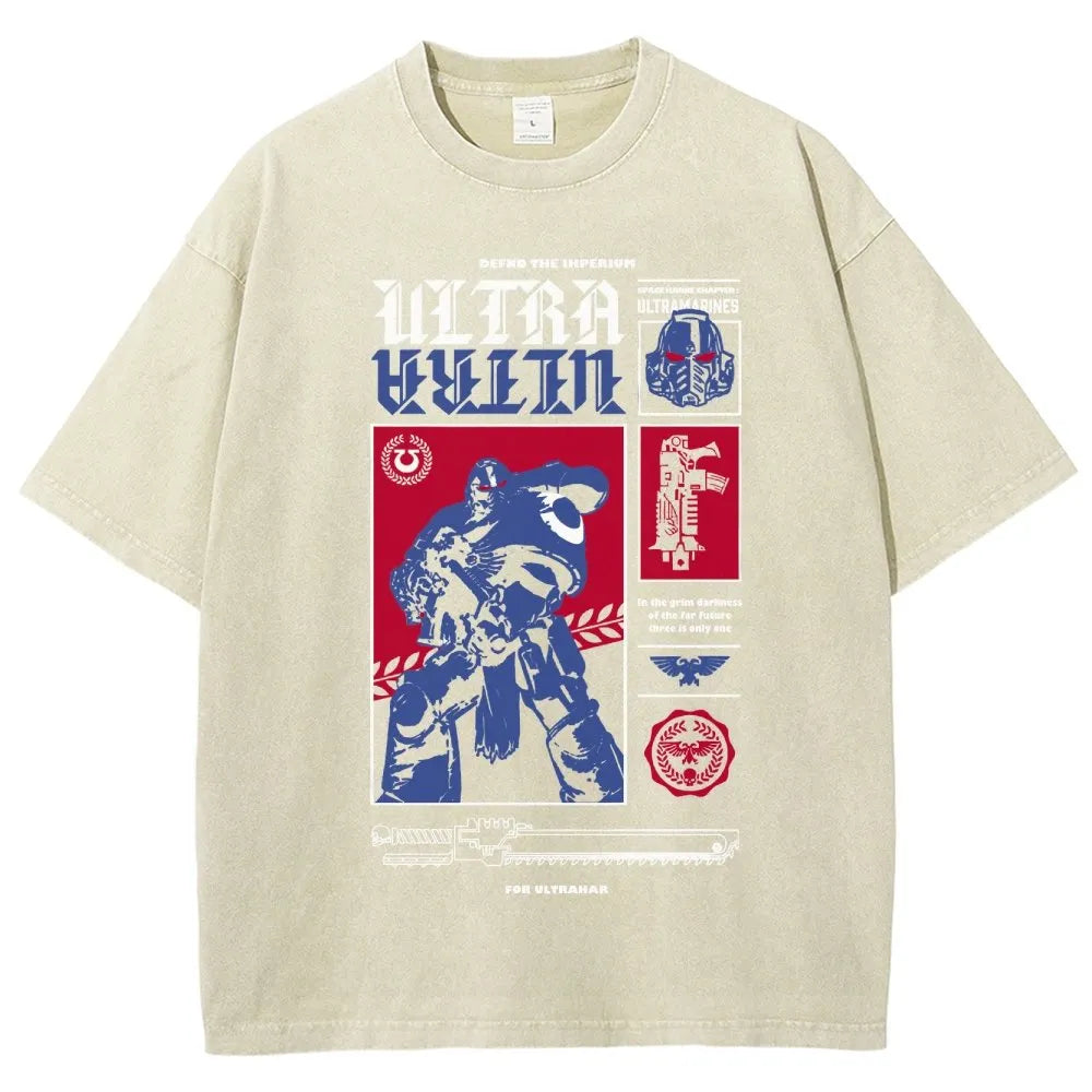 Unisex Fit Washed T-Shirt 丨WH40K