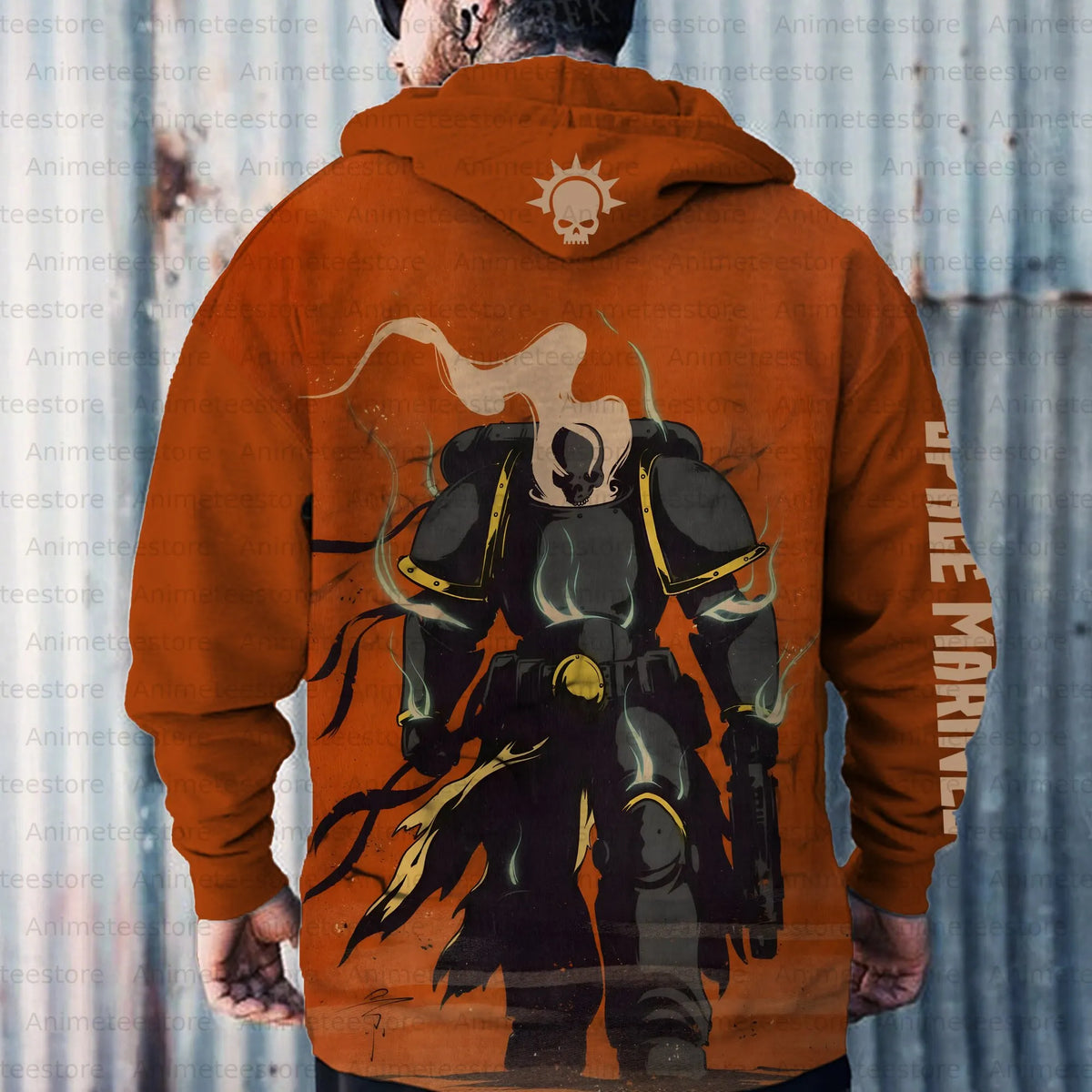 WH40K Game  Streetwear Vintage Plush Hoodie