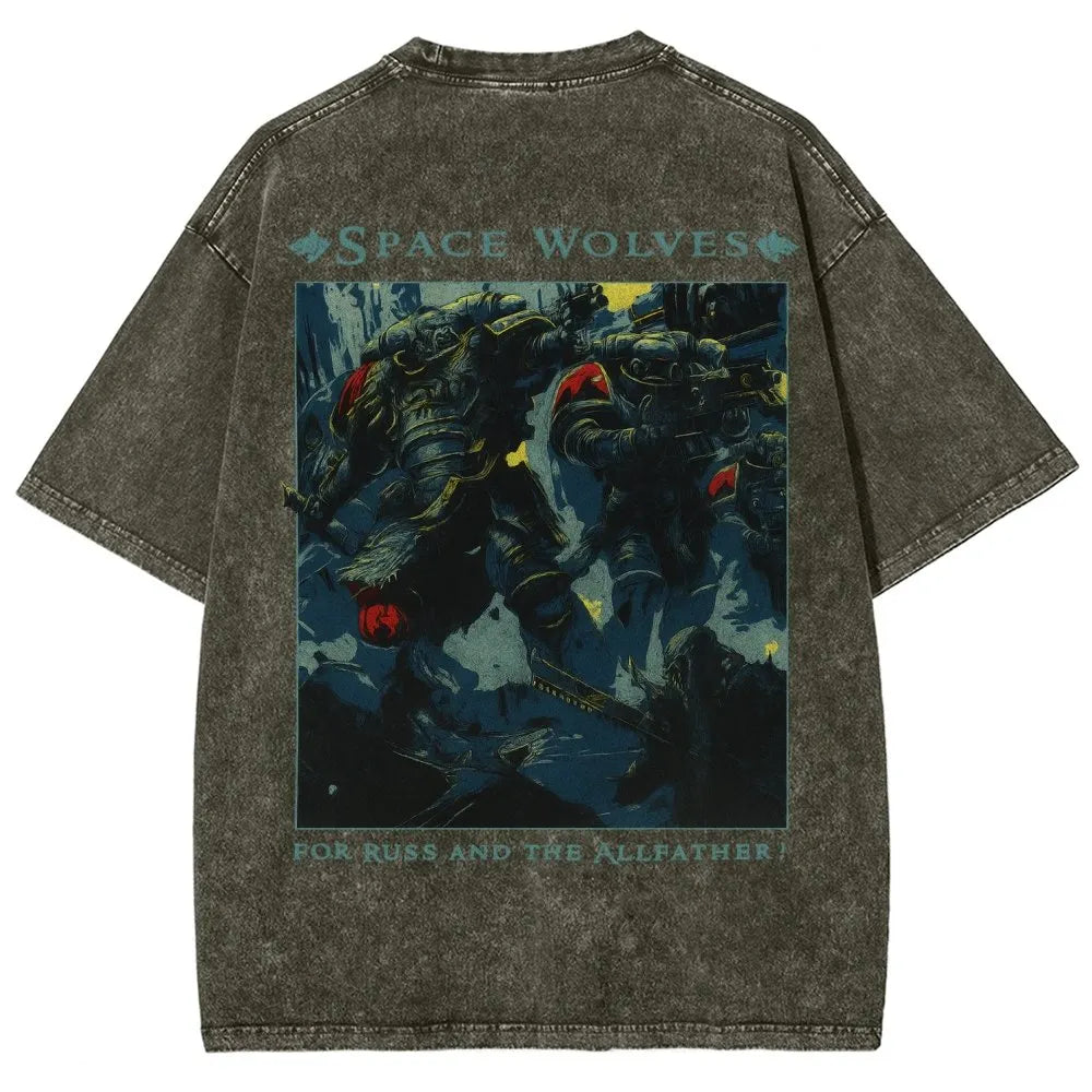 Unisex Fit Washed T-Shirt 丨WH40K