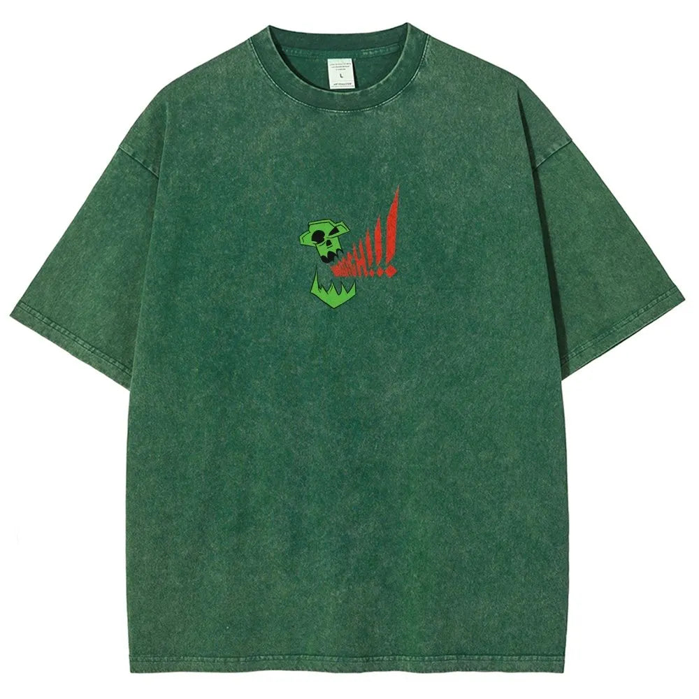 Orks-Unisex Fit Washed T-Shirt丨WH40K