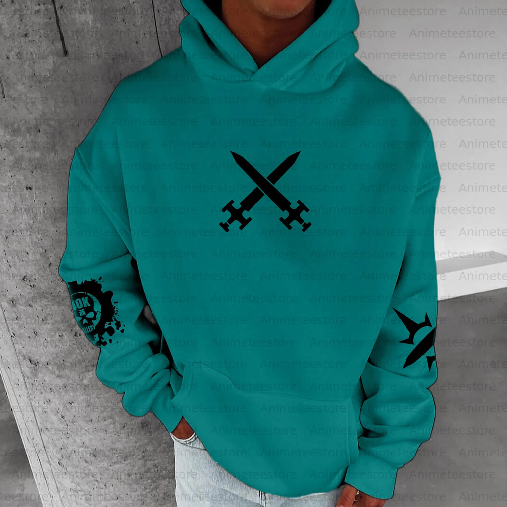 Unisex Anime Graphic Streetwear Vintage Hoodie