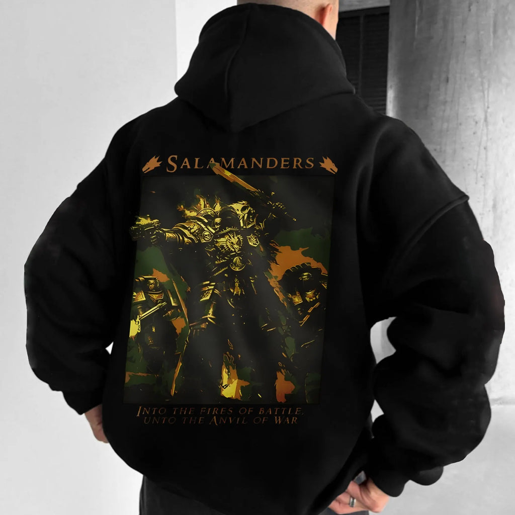WH40K Game  Streetwear Vintage Plush Hoodie