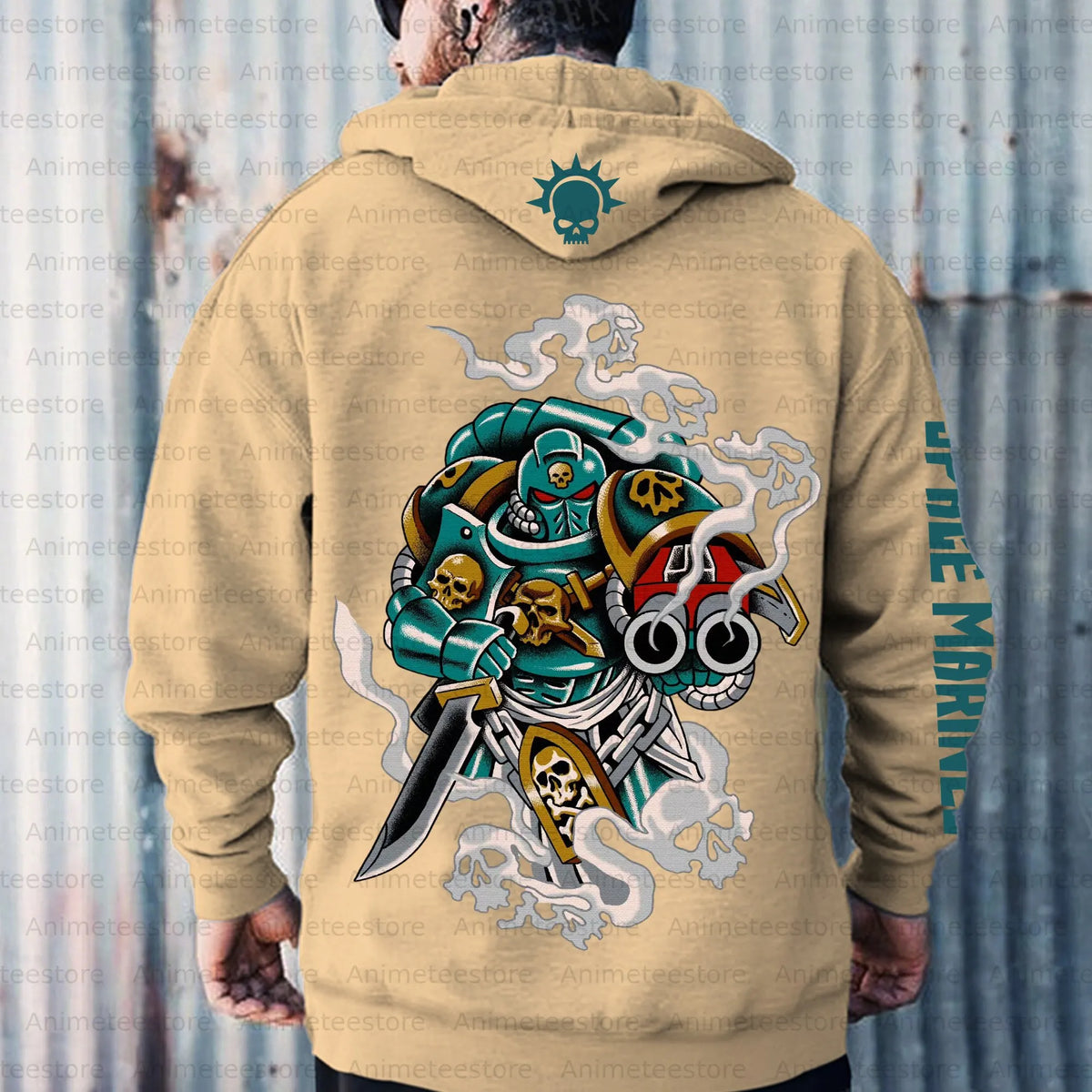 WH40K Game  Streetwear Vintage Plush Hoodie