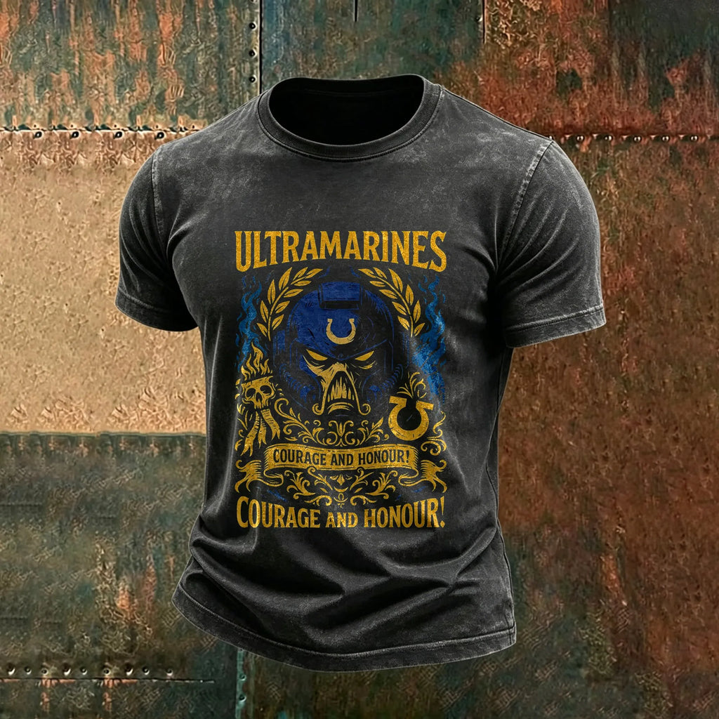 WH40K-Unisex Anime Inspired Vintage Washed T-Shirt