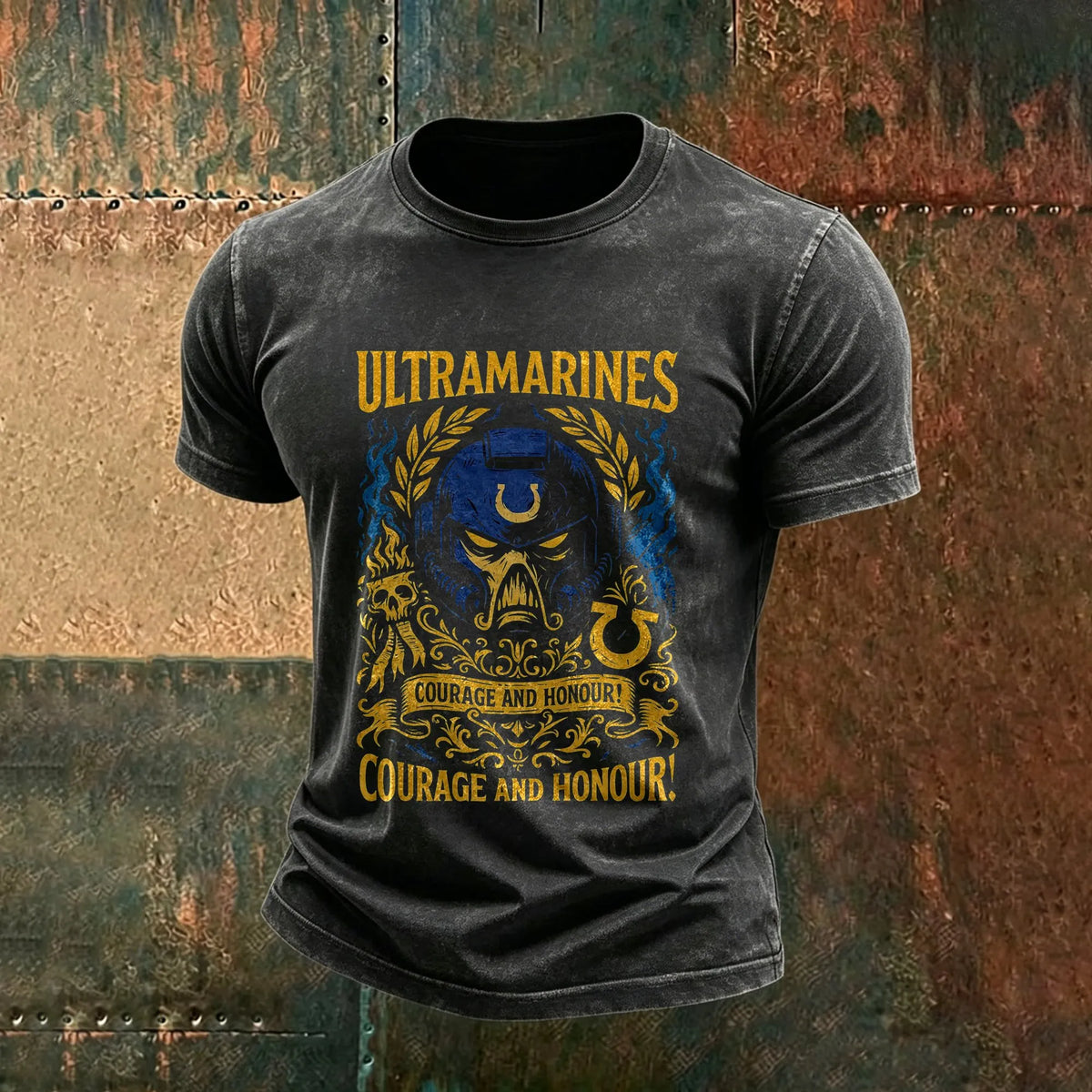 WH40K-Unisex Anime Inspired Vintage Washed T-Shirt