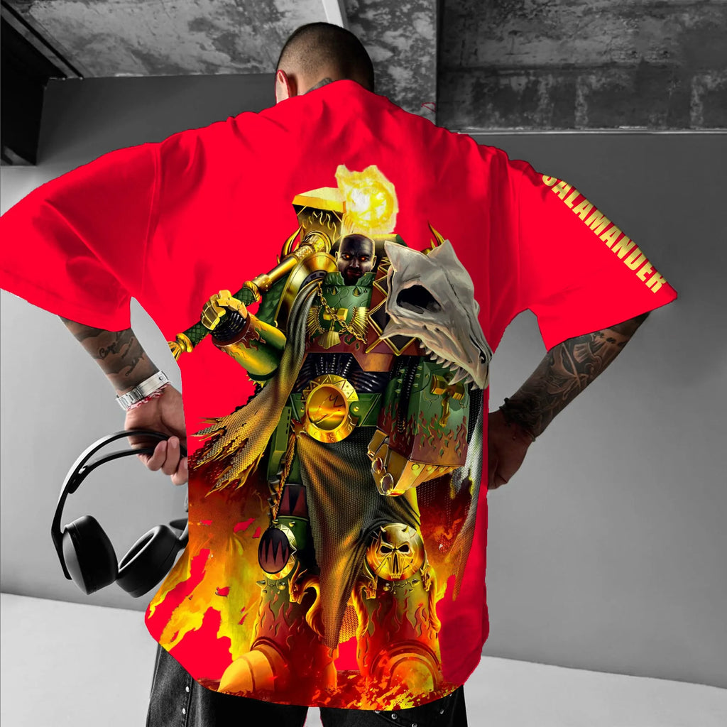 Salamanders-Unisex  "  WH40K" Game Inspired Vintage T-Shirt