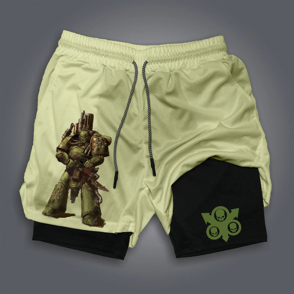 Death Guard Casual Streetwear Shorts| WH40K