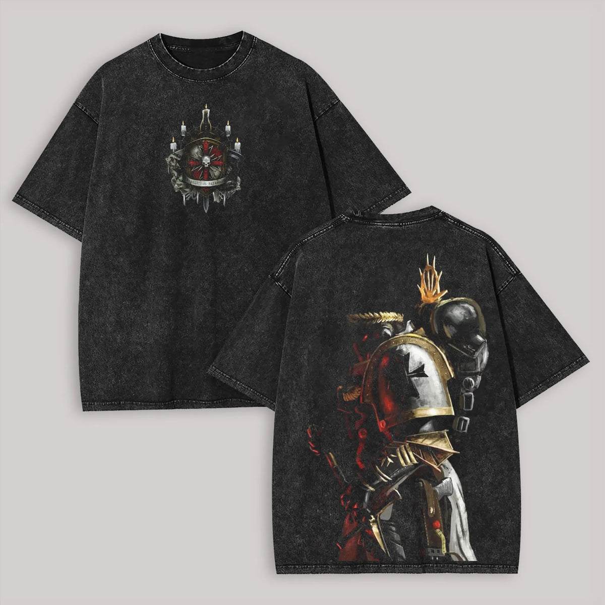 WH40k Printed Unisex Washed T-Shirt