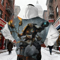 WH40K Game  Streetwear Vintage Plush Hoodie