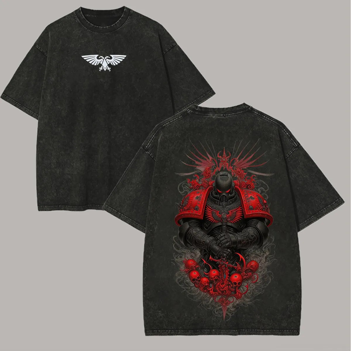 WH40K Printed Unisex Washed T-Shirt